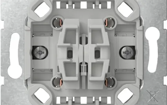 GIRA 381800 Wippschalter Wechsel-/Wechselschalter, ohne Krallen