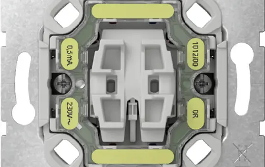 GIRA 311200 Wipp-Kontrollschalter Ausschalter, 2-polig