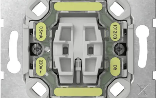 GIRA 382200 Wipp-Kontrollschalter Ausschalter, 2-polig, ohne Kralle