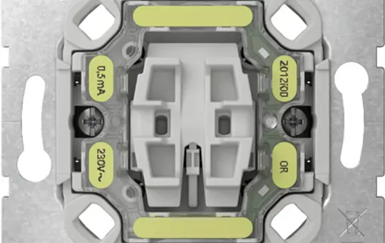 GIRA 382600 Wipp-Kontrollschalter Wechselschalter, ohne Kralle