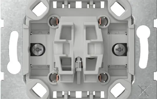 GIRA 383700 Tastschalter Kreuzschalter, ohne Krallen