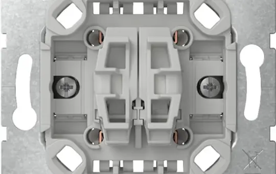 GIRA 383800 Tastschalter Wechsel-/Wechselschalter, ohne Krallen