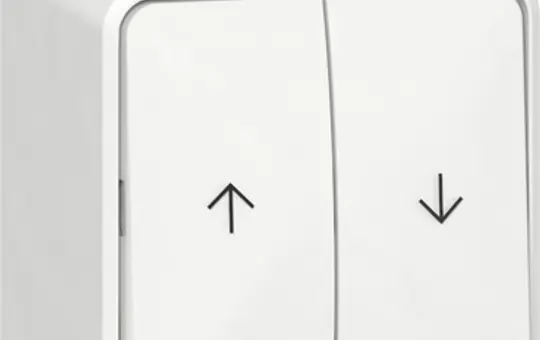 GIRA 315913 Aufputz-Jalousieschalter 2-fach | reinweiß