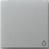 GIRA 328565 beschr. Wippe TX_44 1-fach, Licht | alu