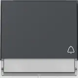 GIRA 367367 beschr. Wippe TX_44 1-fach, Klingel, Schriftfeld | anthrazit