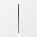 GIRA 349503 Wippe System 55 2-fach, gerade | reinweiß glänzend