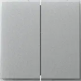 GIRA 349565 Wippe TX_44 2-fach, gerade | alu