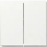 GIRA 349566 Wippe TX_44 2-fach, gerade | reinweiß