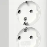 GIRA 478013 SCHUKO-Steckdose Aufputz 2-fach | reinweiß