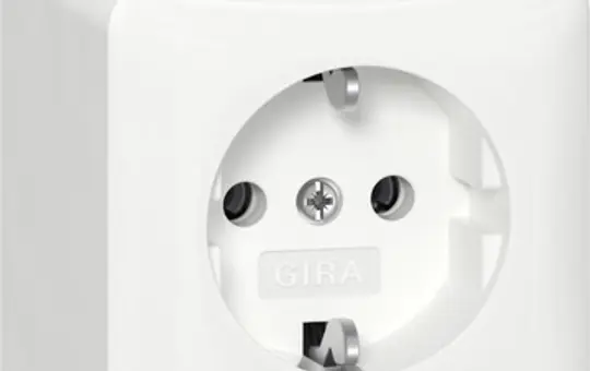 GIRA 444013 SCHUKO-Steckdose Aufputz 1-fach | reinweiß