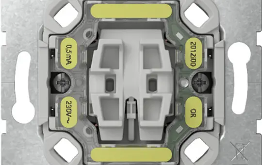 GIRA 318600 Wipp-Kontrollschalter Wechselschalter, Krallen