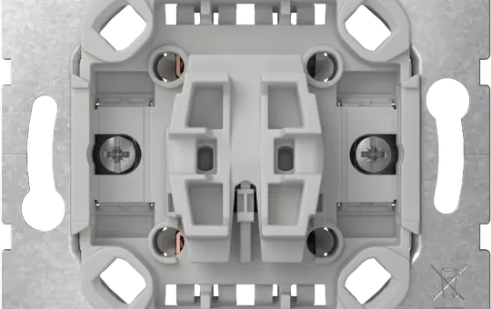 GIRA 386500 Zugtaster 1-polig, Schließer, ohne Kralle