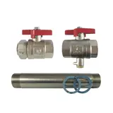 LINGG&JANKE 85983 Montagesatz für Wärmemengenzähler 260 mm, G1 1/4