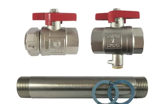 LINGG&JANKE 85983 Montagesatz für Wärmemengenzähler 260 mm, G1 1/4