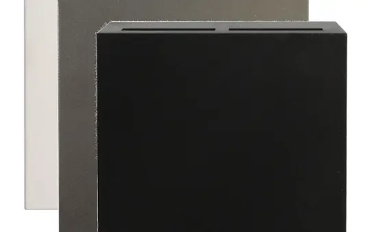 LINGG&JANKE 87197SEC-WA KNX-Temp.-/Luftfeuchtesensor in Abdeckung | weißaluminium