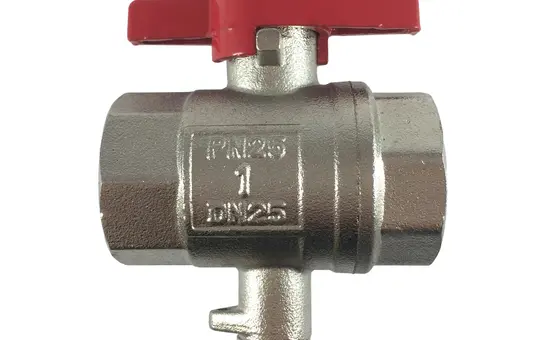 LINGG&JANKE 85997 Kugelhahn mit Fühleranschluss M10 | 1/2 Zoll