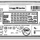 LINGG&JANKE 87739 Zweirichtungszähler EMH Wandler, EZ-EMH eBZF-F KNXBlue