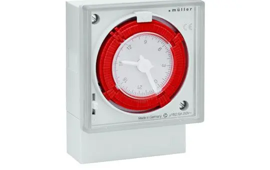 MÜLLER FS 60.18 Analoge Zeitschaltuhr Tag ohne Gangreserve, paladin 16x x20