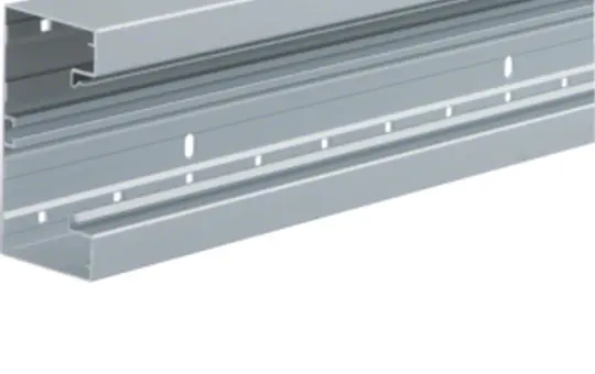 HAGER BRA651301ELN tehalit Brüstungskanal-Unterteil 80 mm, Aluminium | aluminium eloxiert | 70x130 mm