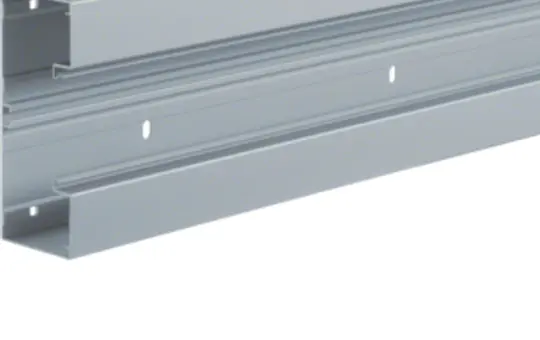HAGER BRA651701ELN tehalit Brüstungskanal-Unterteil 80 mm, Aluminium | aluminium eloxiert | 70x170 mm
