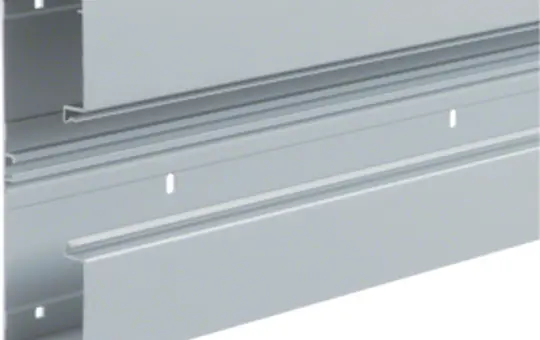 HAGER BRA652101ELN tehalit Brüstungskanal-Unterteil 80 mm, Aluminium | aluminium eloxiert | 70x210 mm