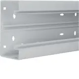 HAGER BR6513017035 tehalit Brüstungskanal-Unterteil 80 mm, Kunststoff | lichtgrau | 65x130 mm