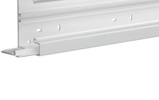 HAGER BRH6513019016 tehalit Brüstungskanal-Unterteil 80 mm, Kunststoff halogenfrei | verkehrsweiß | 68x130 mm