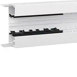 HAGER BRN6517019016 tehalit Brüstungskanal-Unterteil 80 mm, Kunststoff, 3-Kammer-System | verkehrsweiß | 65x170 mm