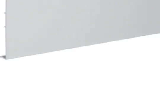 HAGER BR7017227035 tehalit Brüstungskanal-Oberteil 120 mm, Kunststoff | lichtgrau