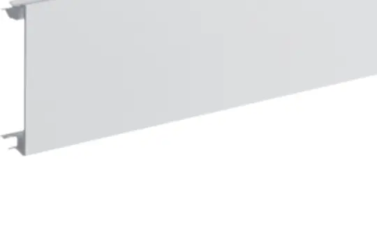 HAGER BR08029016 tehalit Brüstungskanal-Oberteil 80 mm, Kunststoff | verkehrsweiß