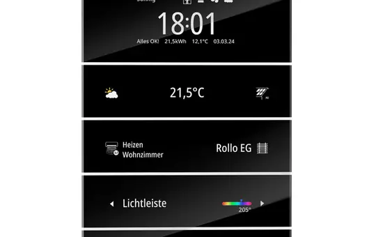 ENERTEX 1177-01-ws KNX-Raumcontroller MeTa² Premium | weiß pulverbeschichtet