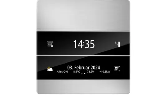 ENERTEX 1177-02-al KNX-Raumcontroller MeTa² Standard | aluminium gebürstet