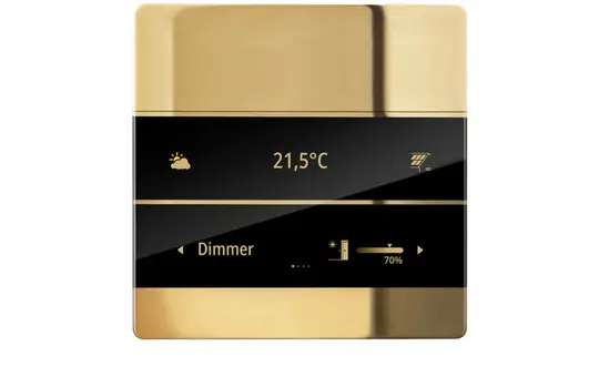 ENERTEX 1177-02-gl KNX-Raumcontroller MeTa² Standard | echtgold beschichtet