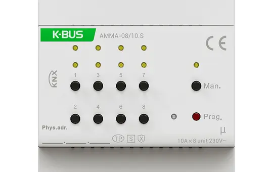 GVS AMMA-08/10.S KNX-Universalaktor 8-fach, KNX-Secure
