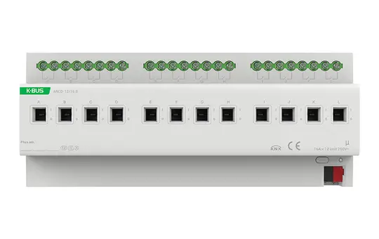 GVS ARCD-12/16S KNX-Schaltaktor mit Strommessung 12-fach, KNX-Secure