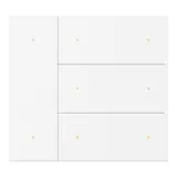 GVS CHKA-08/W.1.20 Wippenset für WALTZ 4-fach, Aluminium | weiß