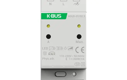 GVS ADUD-01/02.3 KNX Universal-Dimmaktor 1-fach, KNX-Secure
