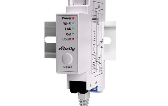 SHELLY Pro EM-50 Energiezähler Schützsteuerung