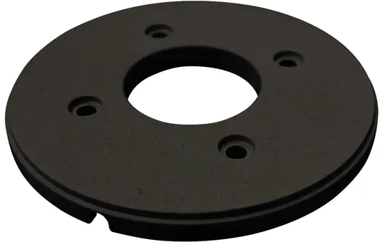 MOBOTIX Mx-M-PTMA-OW-b Wandmontage-Kit für PTMount S7x | schwarz