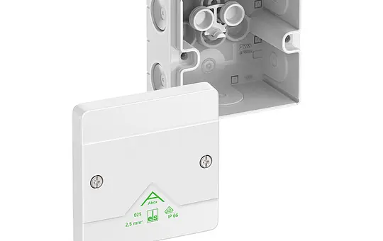 SPELSBERG Abox 025-L/w Abzweigkasten ohne Klemmen Standard | weiß | 2,5 mm²