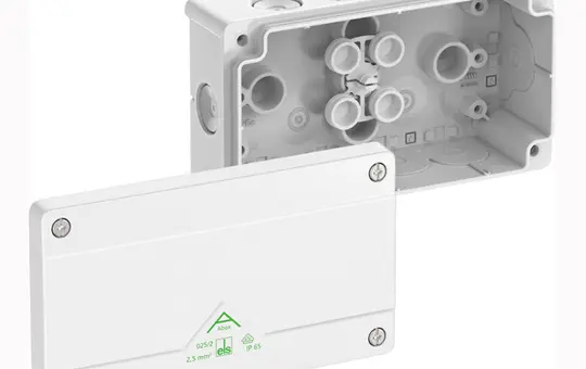 SPELSBERG Abox 025/2-L/w Abzweigkasten ohne Klemmen doppelt | weiß | 2,5 mm²