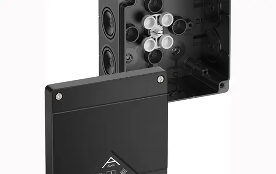 SPELSBERG Abox 060-L/sw Abzweigkasten ohne Klemmen Standard | schwarz | 6 mm²