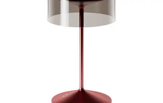 SIGOR 4525701 Akku-Glasleuchte Numotion 2,2W FlexMood 2200K/2700K IP54 171lm Ra85 dim | kirschrot