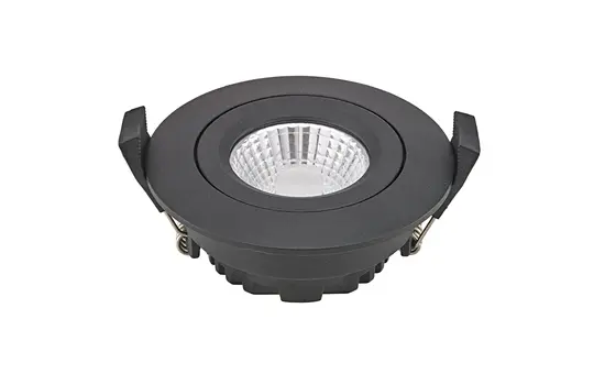 SIGOR 5725501 Einbauleuchte 68 Diled 6W 360lm 2700-2100K 36° dim | schwarz | ⌀85x32 mm