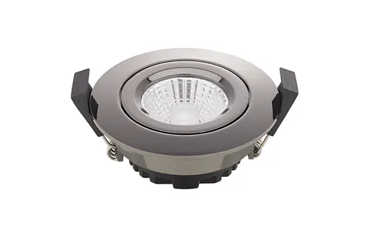 SIGOR 5725801 Einbauleuchte 68 Diled 6W 380lm 3000K 36° dim | schwarz chrom | ⌀85x32 mm