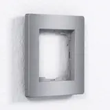 ENERTEX 1178-01-al Abdeckrahmen 1-fach | alu gebürstet