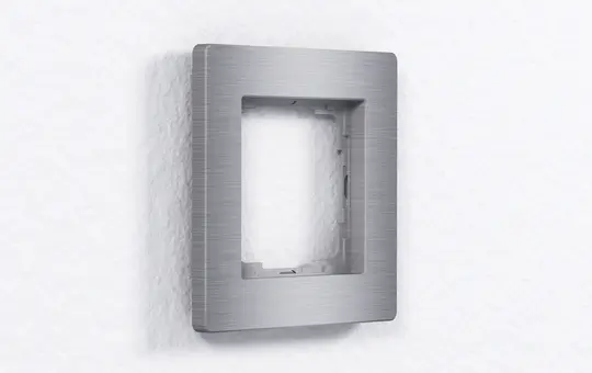 ENERTEX 1178-01-al Abdeckrahmen 1-fach | alu gebürstet