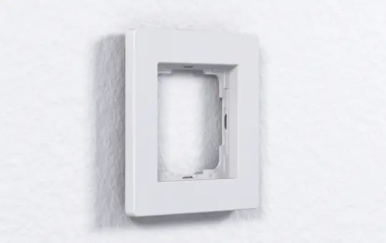 ENERTEX 1178-01-ws Abdeckrahmen 1-fach | weiß pulverbeschichtet