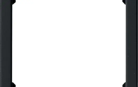 GIRA 0283005 Adapterrahmen System 55 schwarz matt | 45x45 mm