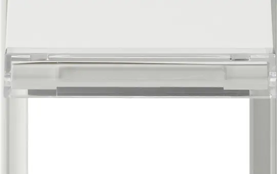 GIRA 068066 Adapterrahmen TX_44 Schriftfeld, Klappdeckel | reinweiß